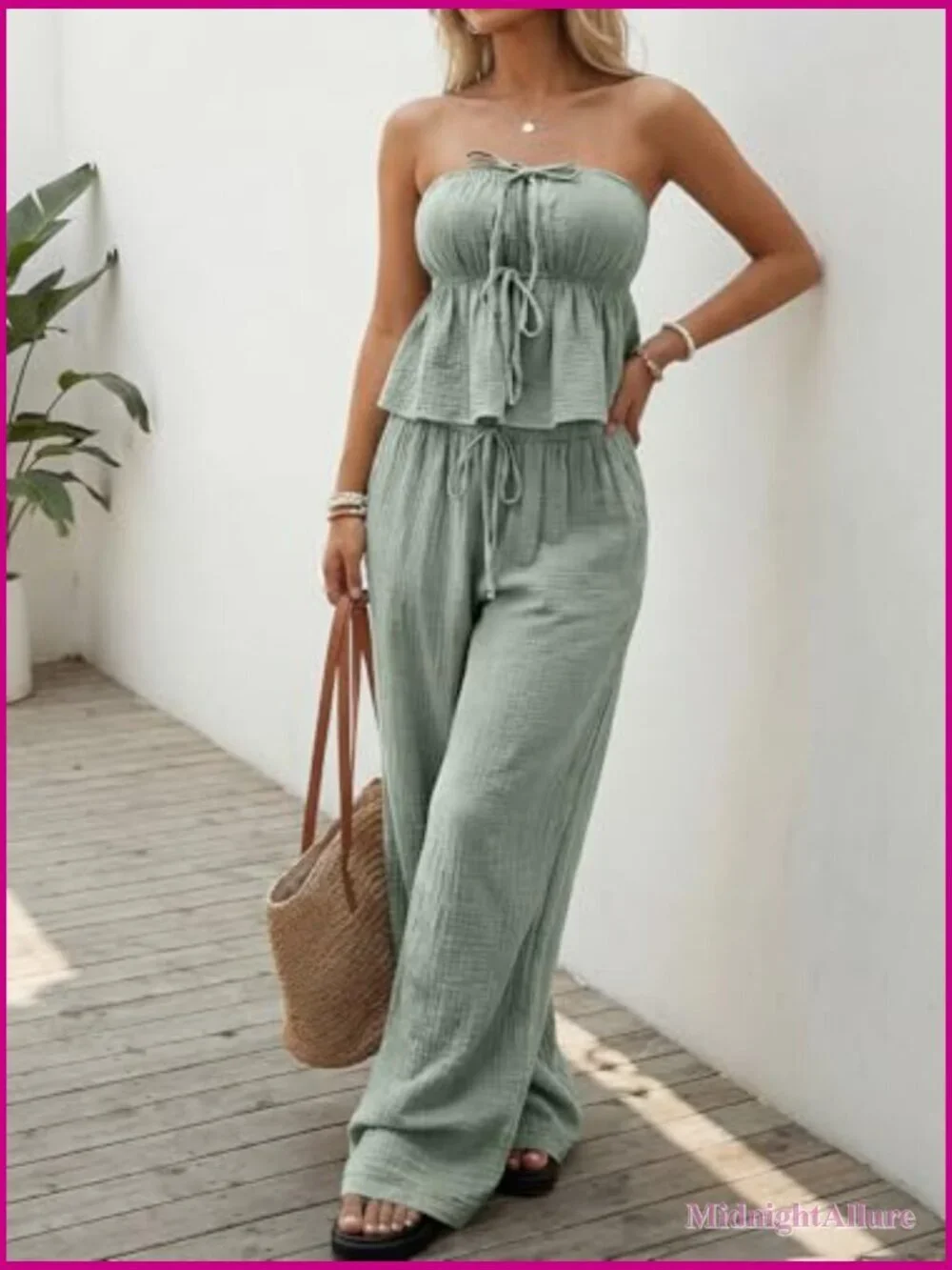 2 Piece Set Women Summer Vacation Beach Outfit Lounge Matching Casual Clothes